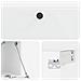 Mobile Porta TV da Muro 78,5 x 31 x 30 cm Bianco - Foto miniatura 9