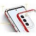 Custodia Trasparente 3in1 Per Samsung Galaxy S22+ (s22 Plus), Con Cornice In Gel, Rossa - Foto miniatura 1