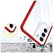 Custodia Trasparente 3in1 Per Samsung Galaxy S22+ (s22 Plus), Con Cornice In Gel, Rossa - Foto miniatura 2
