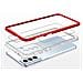 Custodia Trasparente 3in1 Per Samsung Galaxy S22+ (s22 Plus), Con Cornice In Gel, Rossa - Foto miniatura 5