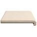 Cuscino per panchina Microfibra Beige Profondità 35 cm - Foto miniatura 6
