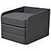 Poltrona Letto In Tessuto 59,5x72x72,5 Cm Grigio Scuro - Foto miniatura 3