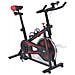 Cyclette Da Spinning Ellittica Con Sensori A Impulso Nera E Rossa - Foto miniatura 2