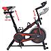 Cyclette Da Spinning Ellittica Con Sensori A Impulso Nera E Rossa - Foto miniatura 3