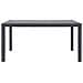 Tavolo Da Giardino Marrone 150x90x72 Cm Plastica Stile Rattan - Foto miniatura 4