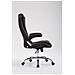 Sedia Ufficio Thor XXL in Stoffa - Poltrona Studio Carico Max 150 kg I Sedia Pc Ergonomica Imbottita e Regolabile in Altezza I Sedia da Scrivania con Ruote e Alto Schienale Grigio Scuro - Foto miniatura 3