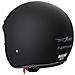 Casco Moto Jet Cafe Racer Omologato Ece 22-05 Parasole Scooter Nero Opaco M - Foto miniatura 2