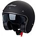 Casco Moto Jet Cafe Racer Omologato Ece 22-05 Parasole Scooter Nero Opaco M - Foto miniatura 1