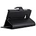 Custodia Compatibile Con Nokia Lumia 540 In Nero Carbone - Coperchio Protettiva Con Chiusura Magnetica, Funzione Stand E Tasca Per Le Carte - Foto miniatura 4