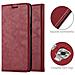 Custodia Compatibile Con Huawei Mate S In Rosso Mela - Coperchio Protettiva Con Chiusura Magnetica, Funzione Stand E Tasca Per Le Carte - Foto miniatura 3