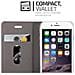 Custodia Compatibile Con Apple Iphone 6 Plus / Iphone 6s Plus In Grigio Nero - Coperchio Protettiva Con Chiusura Magnetica, Funzione Stand E Tasca Per Le Carte - Foto miniatura 5