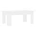 Tavolino da Salotto Bianco 100x60x42 cm in Legno Multistrato - Foto miniatura 1