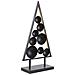 Albero Di Natale Da Tavolo In Metallo Nero E Oro Ranua - Foto miniatura 10