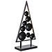 Albero Di Natale Da Tavolo In Metallo Nero E Oro Ranua - Foto miniatura 6