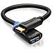 USB 2.0 OTG Adapter - C / A - black - 0,20m Nero cavo di interfaccia e adattatore - Foto miniatura 1