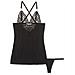 828-CHE-1 S / M completo e body da lingerie Chemise Nero Poliammide - Foto miniatura 1