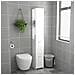 Armadietto da Bagno Bianco 25x26,5x170 cm in Legno Multistrato - Foto miniatura 5