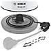 Twk3p421 Bollitore Elettrico 1,7 L Nero, Bianco 2400 W - Foto miniatura 2