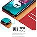 Custodia Compatibile Con Motorola Moto G10 / G30 In Rosso Vinaccia - Coperchio Protettiva Con Chiusura Magnetica, Funzione Stand E Tasca Per Le Carte - Foto miniatura 5
