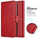 Custodia Compatibile Con Motorola Moto G10 / G30 In Rosso Vinaccia - Coperchio Protettiva Con Chiusura Magnetica, Funzione Stand E Tasca Per Le Carte - Foto miniatura 6
