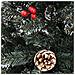 Albero Di Natale Artificiale Con Base Verde 120 Cm Pvc - Foto miniatura 3