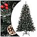 Albero Di Natale Artificiale Con Base Verde 120 Cm Pvc - Foto miniatura 1
