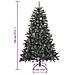Albero Di Natale Artificiale Con Base Verde 120 Cm Pvc - Foto miniatura 9