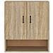 Armadietto A Muro Rovere Sonoma 60x31x70 Cm Legno Multistrato - Foto miniatura 5
