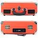 Giradischi Vintage VC400 Lettore e Convertitore di Vinili Bluetooth USB Radio FM 2 Altoparlanti Integrati Colore Rosso - Foto miniatura 7