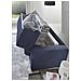 Divano Letto Alexis, Divano A 2 Posti Large, 100% Made In Italy, Sofà Soggiorno Con Apertura Girevole, In Tessuto Imbottito, Con Braccioli Standard, Cm 200x95h90, Blu - Foto miniatura 4