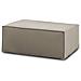 Pouf Antonella, Pouf Da Salotto, 100% Made In Italy, Poltroncina Relax In Tessuto Imbottito, Cm 100x70h43, Tortora - Foto miniatura 2