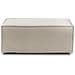 Pouf Antonella, Pouf Da Salotto, 100% Made In Italy, Poltroncina Relax In Tessuto Imbottito, Cm 100x70h43, Tortora - Foto miniatura 3