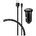 Caricatore Per Auto Usb A Cavo Usb A/micro Usb Fastcharge Da 2,4 A, Nero - Foto miniatura 1