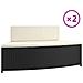 Panche Per Spa Con Cuscini 2 Pz In Polyrattan Nero - Foto miniatura 1