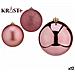 Set Di Palline Di Natale Rosa Pvc 10 Cm (12 Unità) - Foto miniatura 1