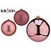 Set Di Palline Di Natale Rosa Pvc 10 Cm (12 Unità) - Foto miniatura 2