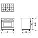 Cucina Elettrica GE960CVBK2 5 Zone Gas Forno Elettrico Multifunzione Catalitico Dimensioni 90 x 64.5 cm Colore Acciaio Inossidabile Serie Ligne Matrix - Foto miniatura 4