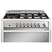 Cucina Elettrica GE960CVBK2 5 Zone Gas Forno Elettrico Multifunzione Catalitico Dimensioni 90 x 64.5 cm Colore Acciaio Inossidabile Serie Ligne Matrix - Foto miniatura 3