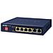 GSD-604HP switch di rete Non gestito Gigabit Ethernet (10/100/1000) Supporto Power over Ethernet (PoE) Blu - Foto miniatura 1
