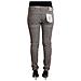 Jeans In Denim Push Up Skinny A Vita Bassa In Cotone Grigio - W32 - Foto miniatura 3
