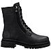 Black Casual Closed Ladies Mid Height Boots Stivaletti Pelle Scarpe Donna Nero Eu 36, Y3100-00 - Foto miniatura 3