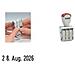 Datumstempel Classic 54223 5x32mm Silber - Foto miniatura 1