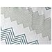 Completo Lenzuola Letto In 100% Cotone Made Italy Disegno Zig Zag Singolo Verde - Foto miniatura 2