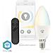 Lampadina Connessa Wi-fi Led 4,9w 470lm E14 In Plastica A Forma Di Candela, Bianco - Foto miniatura 5