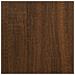 Tavolo Consolle Ripiano Rovere Marrone 75x29x75cm Multistrato - Foto miniatura 6
