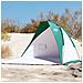 Tenda da Spiaggia Verde Mare 268x223x125 cm in Poliestere 185T - Foto miniatura 1