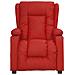 Poltrona Reclinabile Elettrica Rosso Vino in Similpelle - Foto miniatura 3