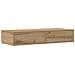 Cassetti per Letto in Quercia Fatta a Mano 90x36,5x16,5 cm in Legno Ingegnerizzato - Foto miniatura 8