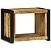 Cubo da Parete 55x35x40 cm Legno Massello di Mango - Foto miniatura 6