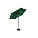 Ombrello Da Esterno A Doppia Faccia Da 9 Piedi Rettangolare Grande Con Manovella (verde Scuro) (senza Base) - Foto miniatura 2